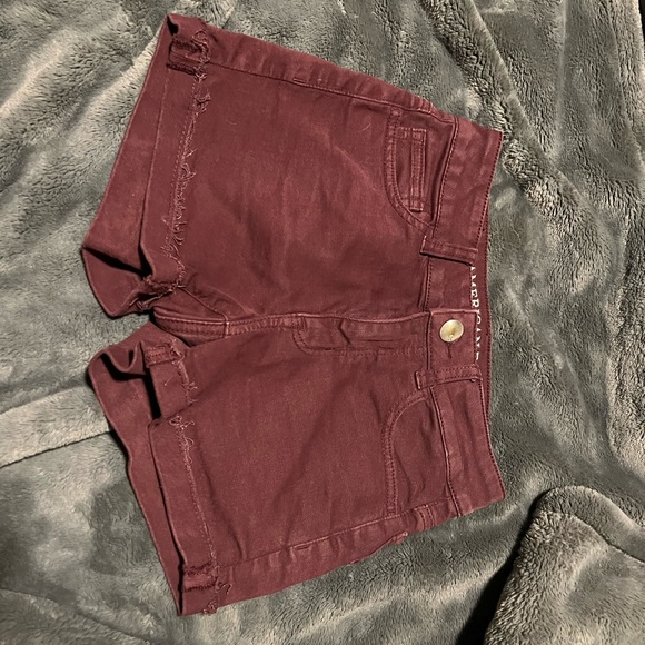 American Eagle “shortie” jean shorts - 00 - Picture 1 of 3